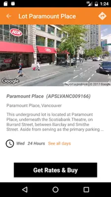 hangTag Park & Go android App screenshot 3